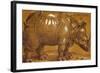 The Rhinoceros, 1515, Pen and Ink, Wash-Albrecht Dürer-Framed Giclee Print