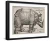 The Rhinoceros, 1515-Albrecht Dürer-Framed Giclee Print