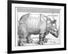 The Rhinoceros, 1515-Albrecht Dürer-Framed Giclee Print