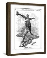 The Rhodes Colossus, 1892-Edward Linley Sambourne-Framed Giclee Print