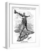 The Rhodes Colossus, 1892-Edward Linley Sambourne-Framed Giclee Print