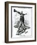 The Rhodes Colossus, from Punch, 10th December 1892-null-Framed Giclee Print
