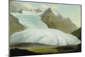 The Rhone Glacier Above Gletsch, 1778-Caspar Wolf-Mounted Giclee Print