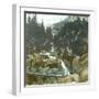 The Rhone Glacier (Switzerland), Aerlenbach Falls, Near Handek-Leon, Levy et Fils-Framed Photographic Print