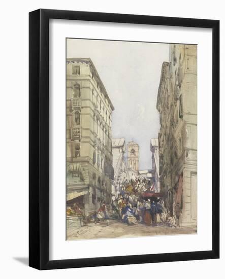 The Rialto, August 1846-William Callow-Framed Giclee Print