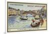 The Rialto Bridge and the Grand Canal of Venice-null-Framed Giclee Print