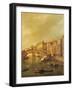 The Rialto Bridge and the Riva Del Vin (Venice)-Guardi Francesco-Framed Giclee Print