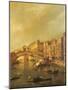 The Rialto Bridge and the Riva Del Vin (Venice)-Guardi Francesco-Mounted Giclee Print