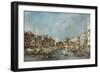 The Rialto Bridge, C.1775-Francesco Guardi-Framed Giclee Print