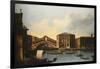 The Rialto Bridge, venice, from the North-Venetian School-Framed Giclee Print