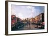 The Rialto Bridge-Canaletto-Framed Art Print