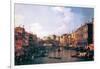 The Rialto Bridge-Canaletto-Framed Art Print