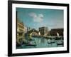 The Rialto Bridge-Canaletto-Framed Giclee Print