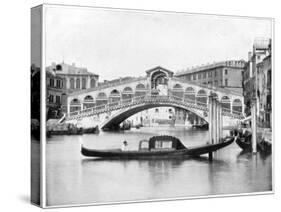 The Rialto, Venice, Late 19th Century-John L Stoddard-Stretched Canvas