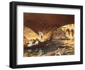 The Rialto, Venice-John Singer Sargent-Framed Giclee Print