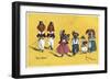 The Rich -- Dogs in their Best Clothes-Harry B Neilson-Framed Art Print