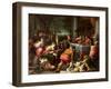 The Rich Man and Lazarus, 1590-95-Leandro Da Ponte Bassano-Framed Giclee Print