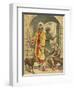 The Rich Man and Lazarus-English School-Framed Giclee Print