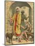 The Rich Man and Lazarus-English School-Mounted Giclee Print