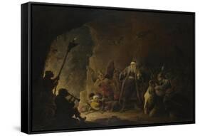 The Rich Man Being Led to Hell, C. 1647-1648-David Teniers the Younger-Framed Stretched Canvas