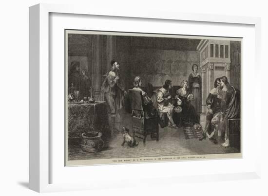 The Rich Widow-David Wilkie Wynfield-Framed Giclee Print
