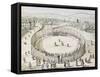 The Richard Trevithick Railway in Euston Square in London-null-Framed Stretched Canvas