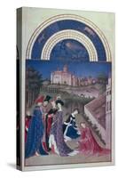 The Richly Decorated Hours of the Duke of Berry: International Gothic-Jean Limbourg-Stretched Canvas