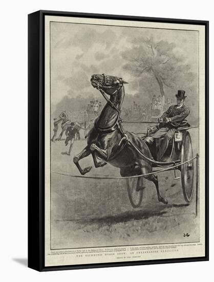 The Richmond Horse Show, an Unrehearsed Exhibition-John Charlton-Framed Stretched Canvas