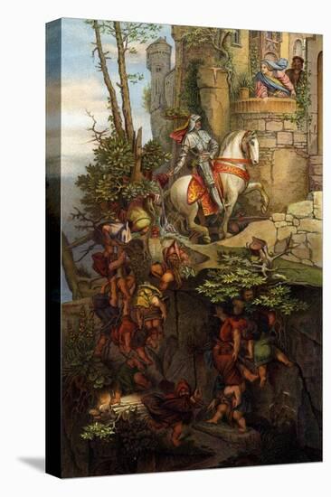 The Ride of Kuno Von Falkenstein-Moritz Ludwig von Schwind-Stretched Canvas