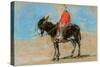 The Ride on the Beach-Eugène Boudin-Stretched Canvas