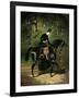 The Rider, Kipler, on Her Black Mare-Alfred De Dreux-Framed Giclee Print