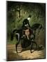 The Rider, Kipler, on Her Black Mare-Alfred De Dreux-Mounted Giclee Print