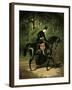 The Rider, Kipler, on Her Black Mare-Alfred De Dreux-Framed Giclee Print