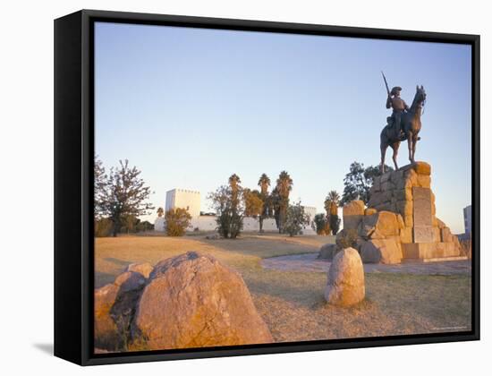 The Rider Memorial Dating from 1912, Alte Fest (Old Fort), Windhoek, Namibia, Africa-Storm Stanley-Framed Stretched Canvas