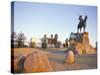 The Rider Memorial Dating from 1912, Alte Fest (Old Fort), Windhoek, Namibia, Africa-Storm Stanley-Stretched Canvas