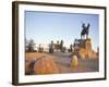 The Rider Memorial Dating from 1912, Alte Fest (Old Fort), Windhoek, Namibia, Africa-Storm Stanley-Framed Photographic Print