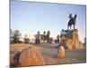 The Rider Memorial Dating from 1912, Alte Fest (Old Fort), Windhoek, Namibia, Africa-Storm Stanley-Mounted Photographic Print