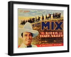 The Rider of Death Valley, 1932-null-Framed Art Print