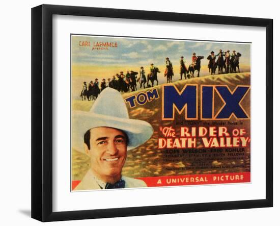 The Rider of Death Valley, 1932-null-Framed Art Print