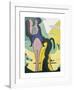 The Rider-Ernst Ludwig Kirchner-Framed Premium Giclee Print