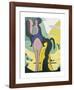 The Rider-Ernst Ludwig Kirchner-Framed Premium Giclee Print