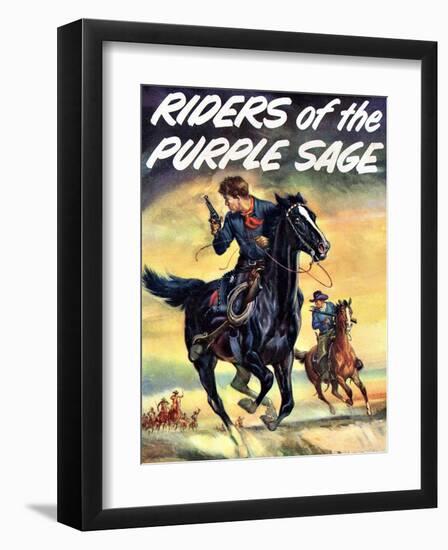 The Riders of the Puple Sage-null-Framed Giclee Print