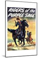 The Riders of the Puple Sage-null-Mounted Giclee Print