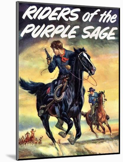 The Riders of the Puple Sage-null-Mounted Giclee Print