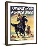 The Riders of the Puple Sage-null-Framed Giclee Print