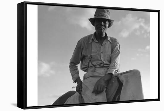 The Riding Boss-Dorothea Lange-Framed Stretched Canvas