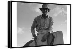 The Riding Boss-Dorothea Lange-Framed Stretched Canvas