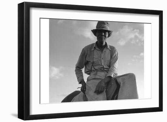 The Riding Boss-Dorothea Lange-Framed Art Print