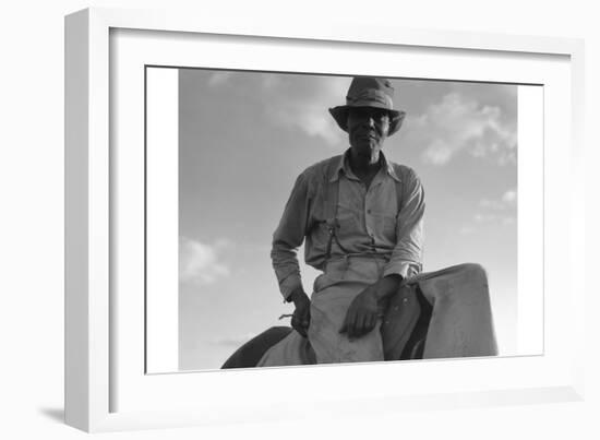 The Riding Boss-Dorothea Lange-Framed Art Print