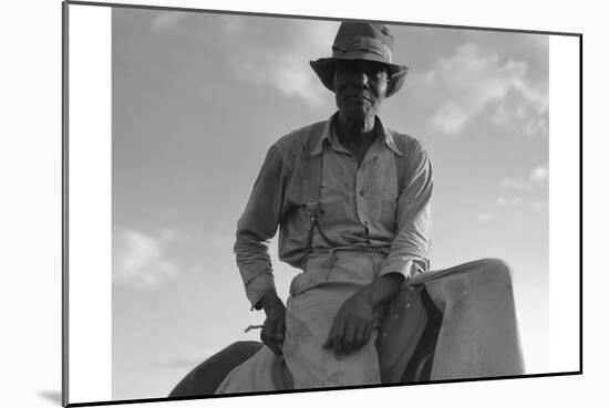 The Riding Boss-Dorothea Lange-Mounted Art Print